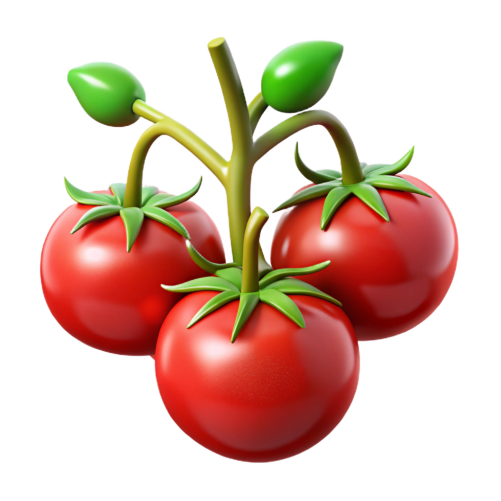 impressive modern Red Tomatoes on Vine Hydroponic System Cutout genuine png