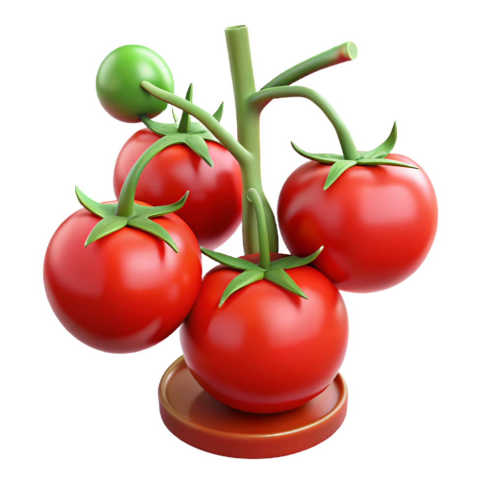 wonderful artistic Red Tomatoes on Vine Hydroponic System Cutout professional png