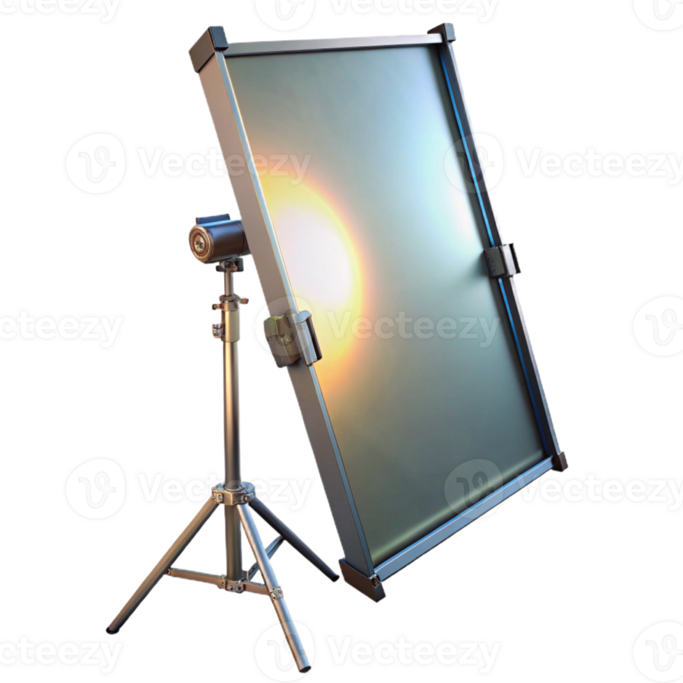 vibrant rustic Reflector Board Lighting Setup Transparent Background exclusive png