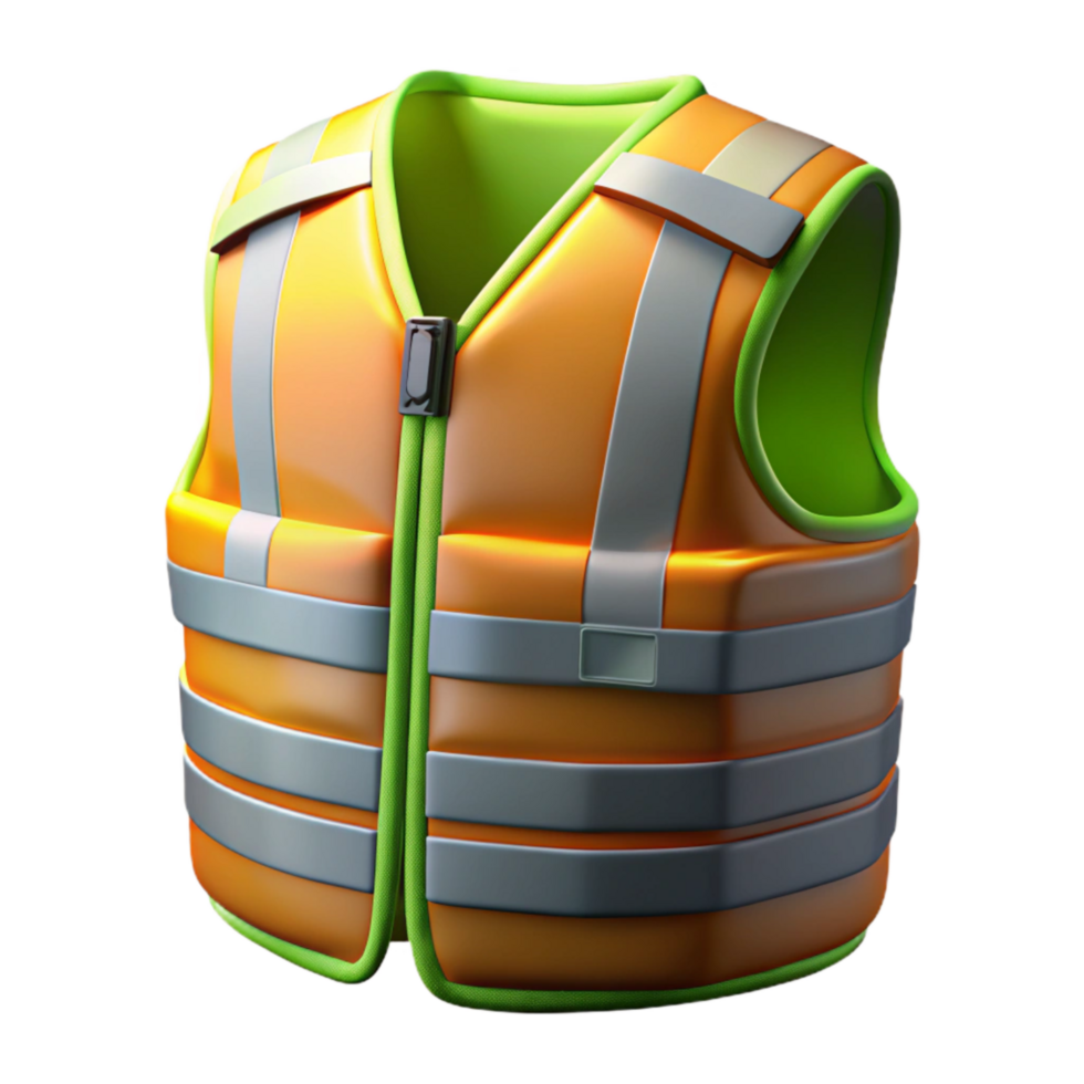 dramatic vintage Reflective Vest for Cycling Night View Cutout professional png