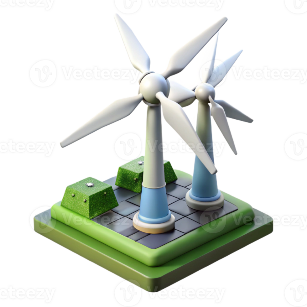 extraordinary artistic Renewable Energy Wind Turbine Silhouette Cutout authentic png