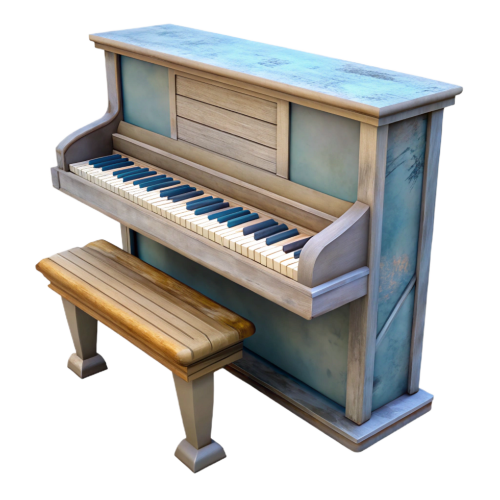 extraordinary minimalist Repurposed Piano Shelf Upcycled Furniture Unique Design Transparent Background original png