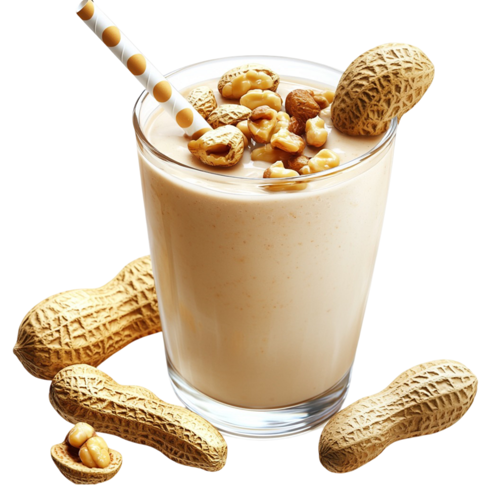 Creamy peanut ie whole peanuts on the side png