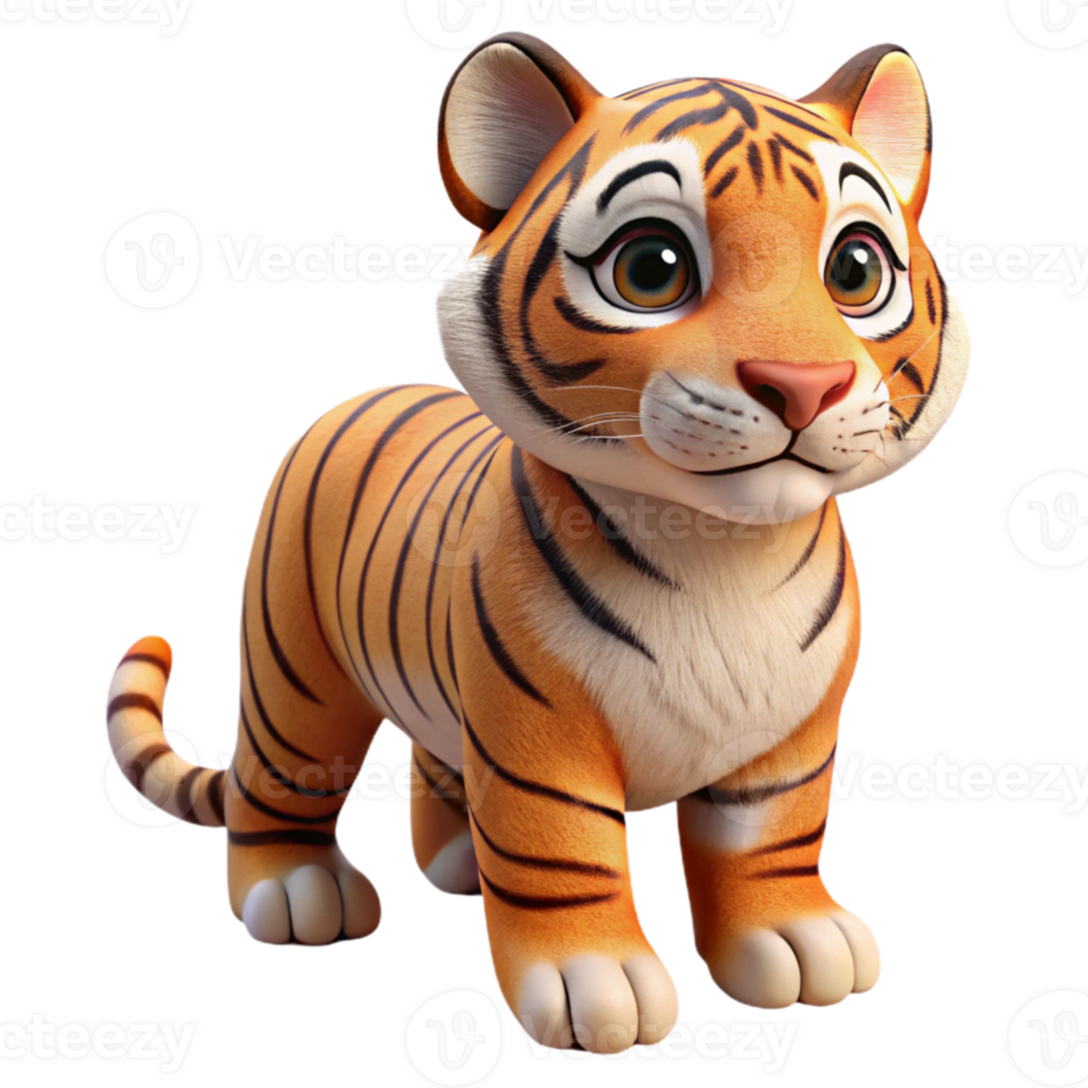 impressive traditional Rescued Tiger Cub Stripes Visible Transparent authentic png