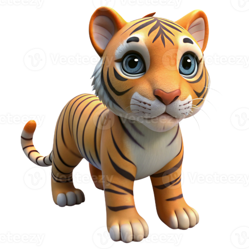 dramatic traditional Rescued Tiger Cub Stripes Visible Transparent png