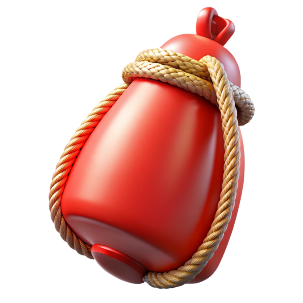 wonderful creative Rescue Throw Bag Red Rope Side View Cutout professional png
