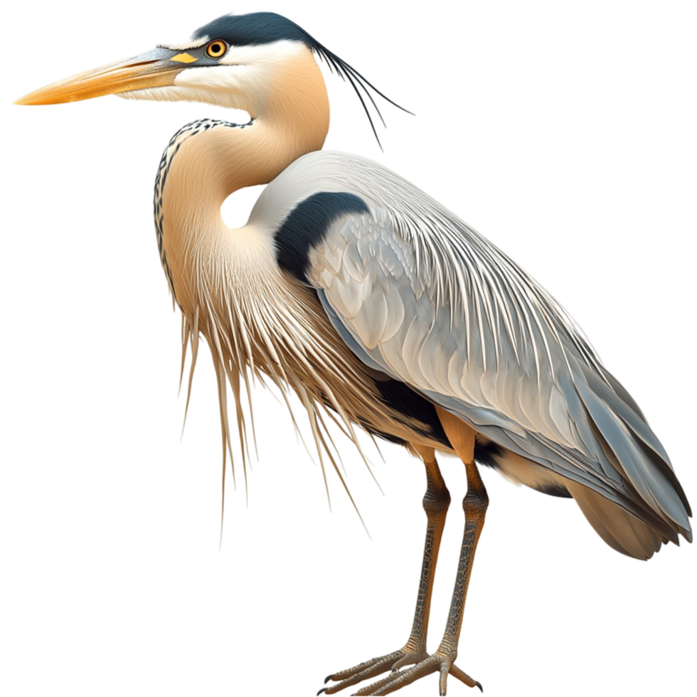 heron long legs a sharp beak sting tall png