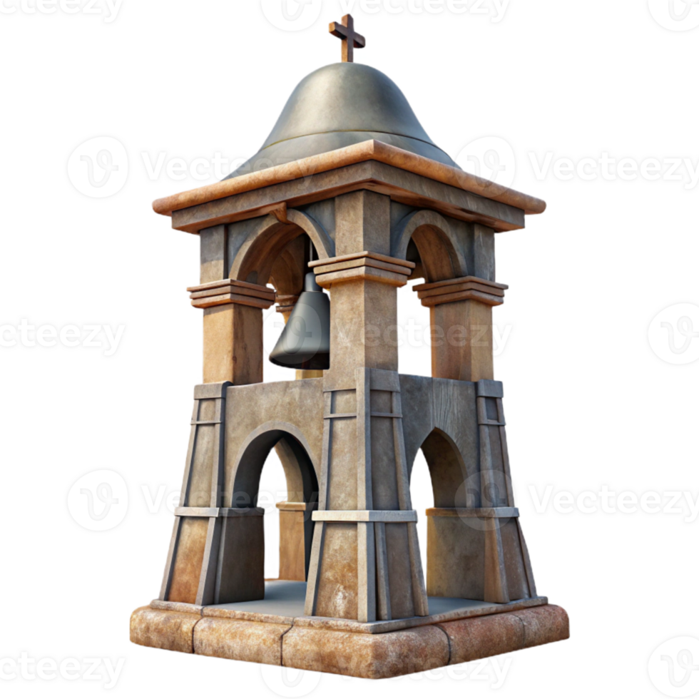 extraordinary classic Restored Church Bell Tower Tall Structure Transparent Background genuine png