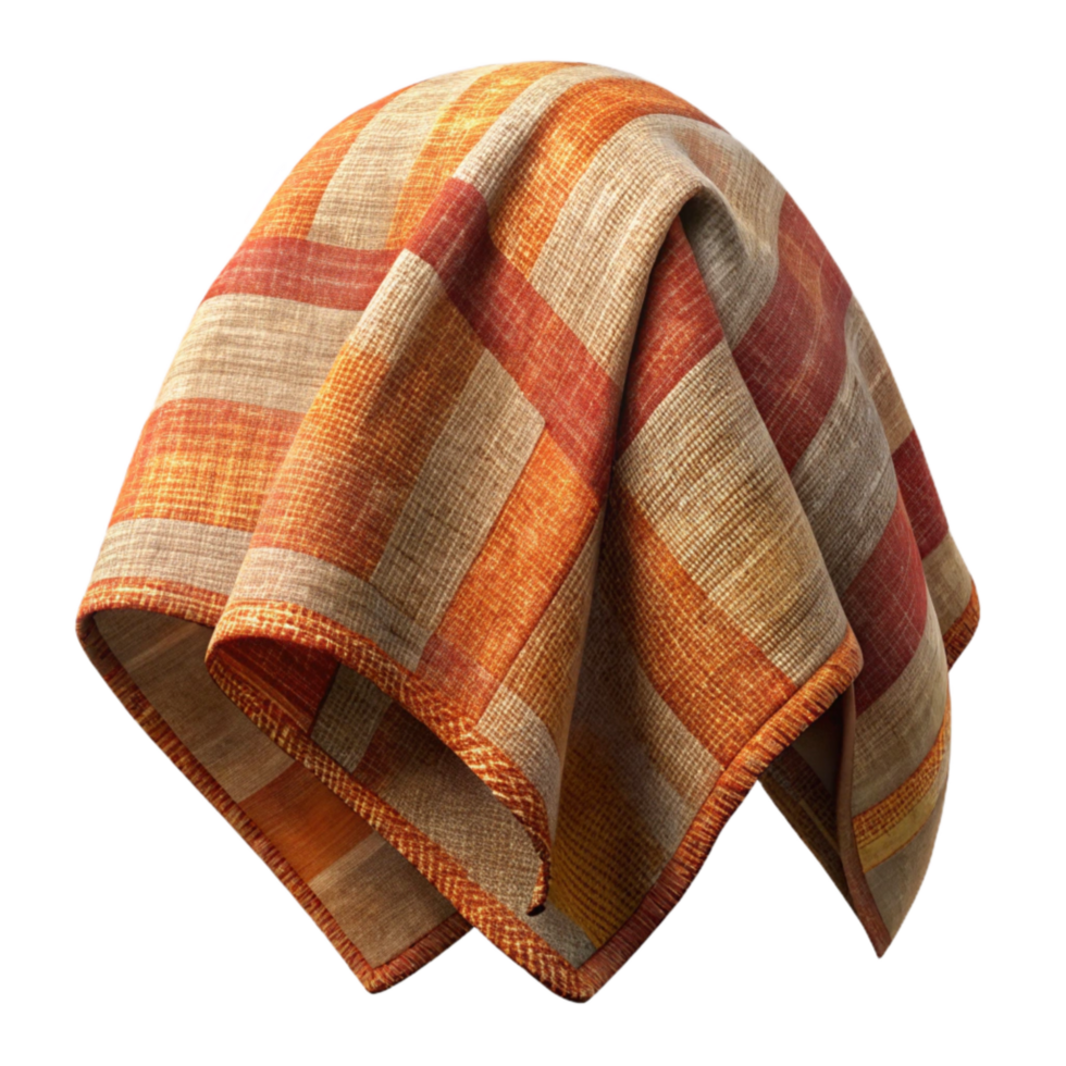 stunning classic Restored Fabric Fragment with Woven Pattern high quality png