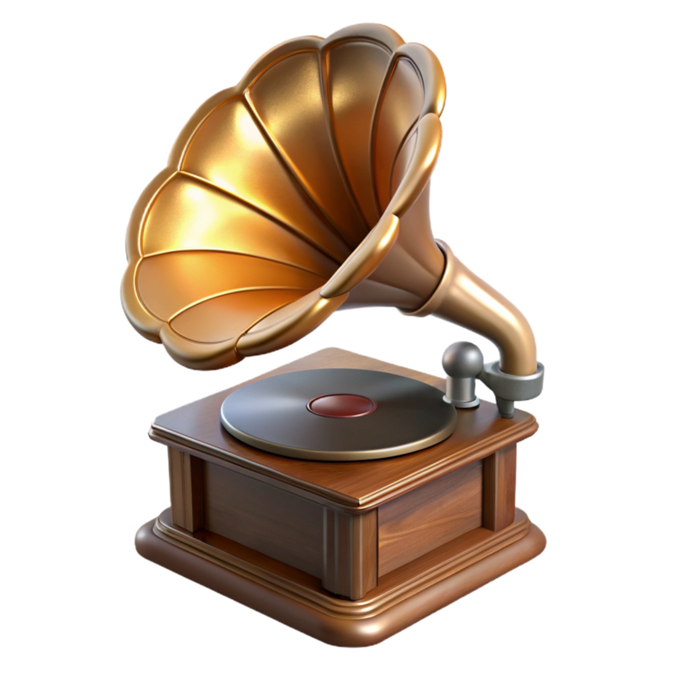 impressive rustic Restored Gramophone Needle Close Up Isolated high quality png