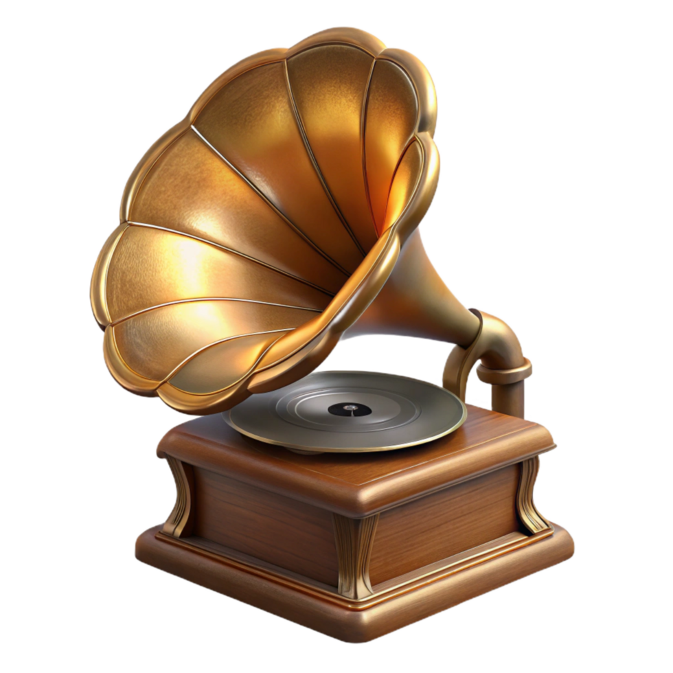 dramatic contemporary Restored Gramophone Needle Close Up Isolated high quality png