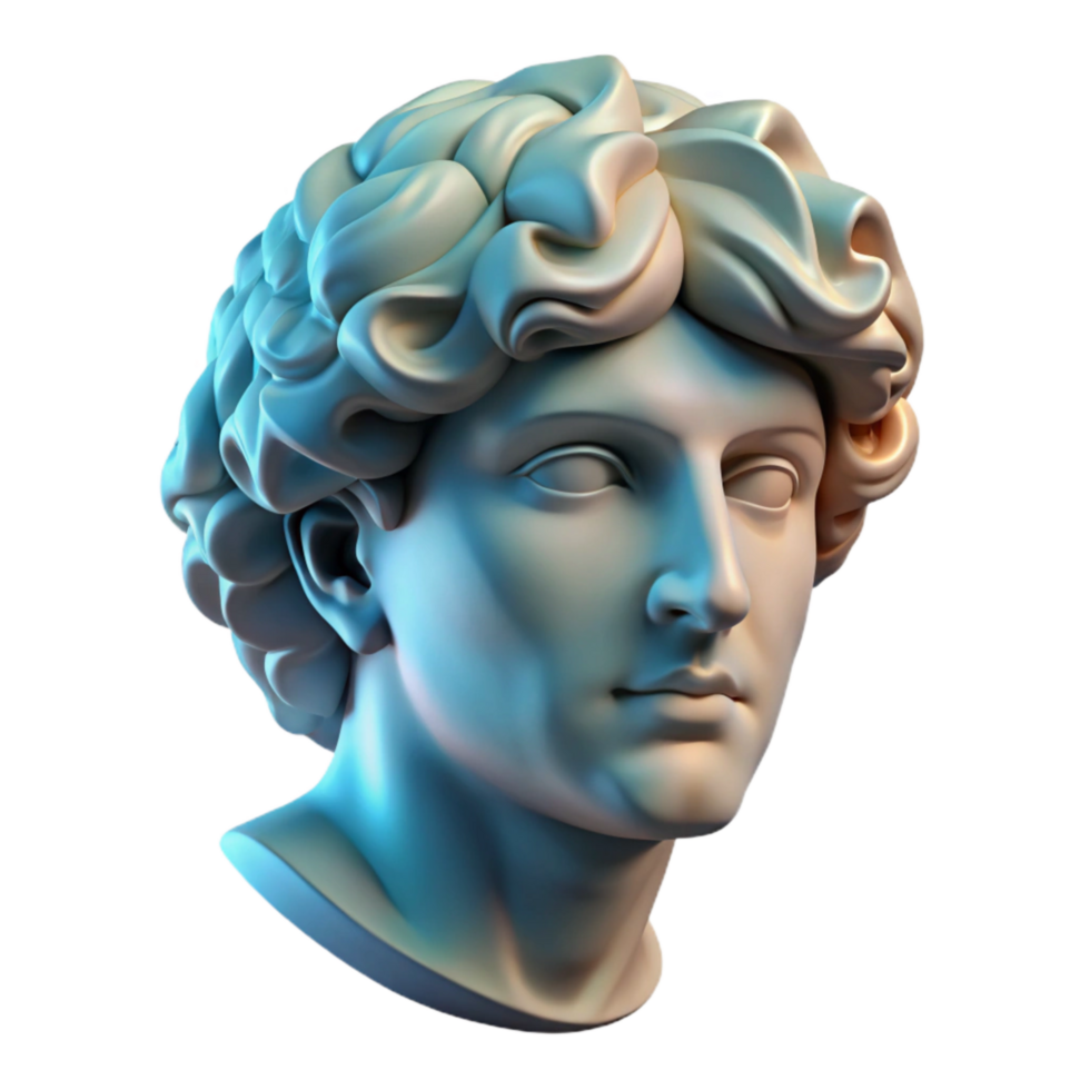 extraordinary classic Restored Sculpture Fragment with Smooth Surface genuine png