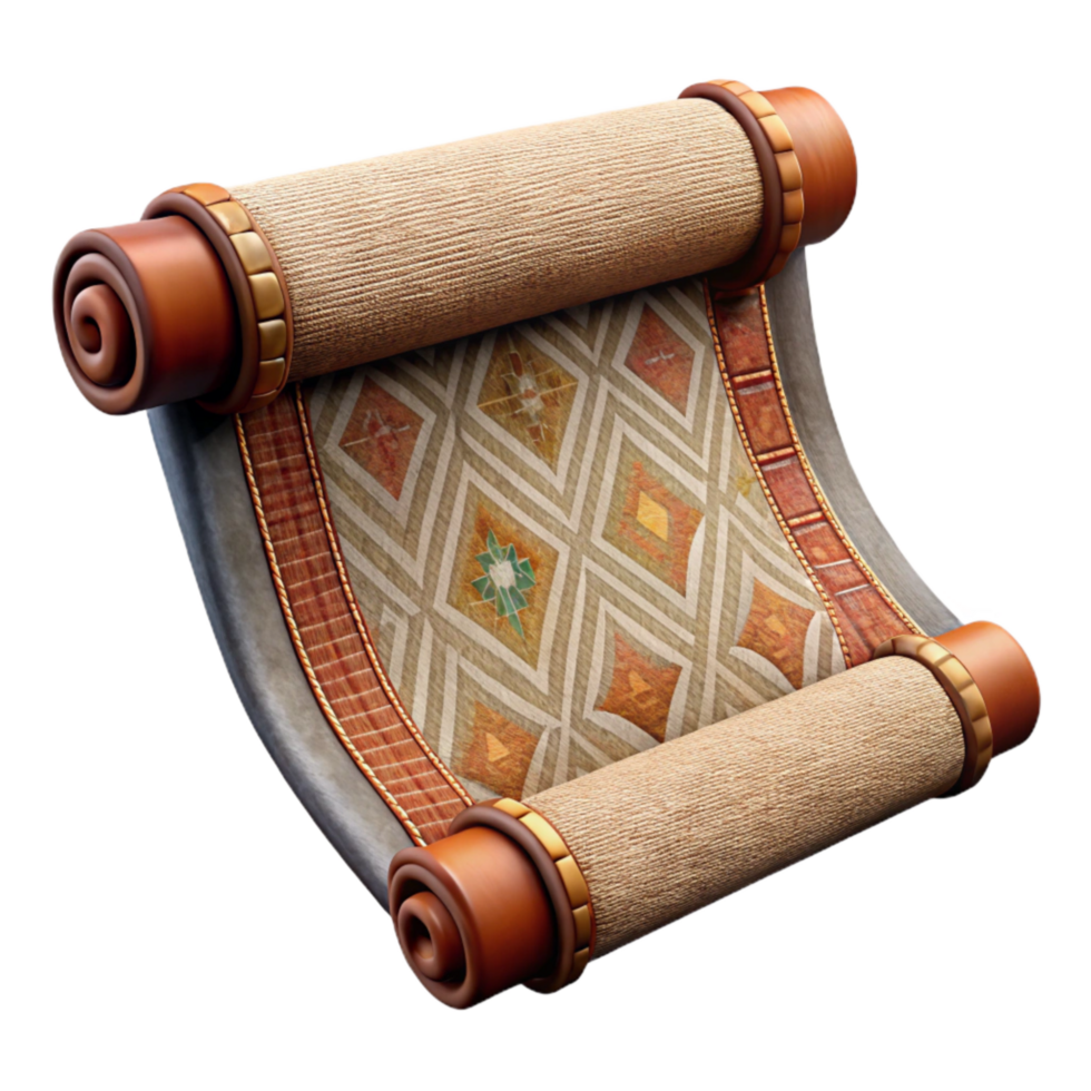 extraordinary classic Restored Tapestry Fragment Woven Design detailed png