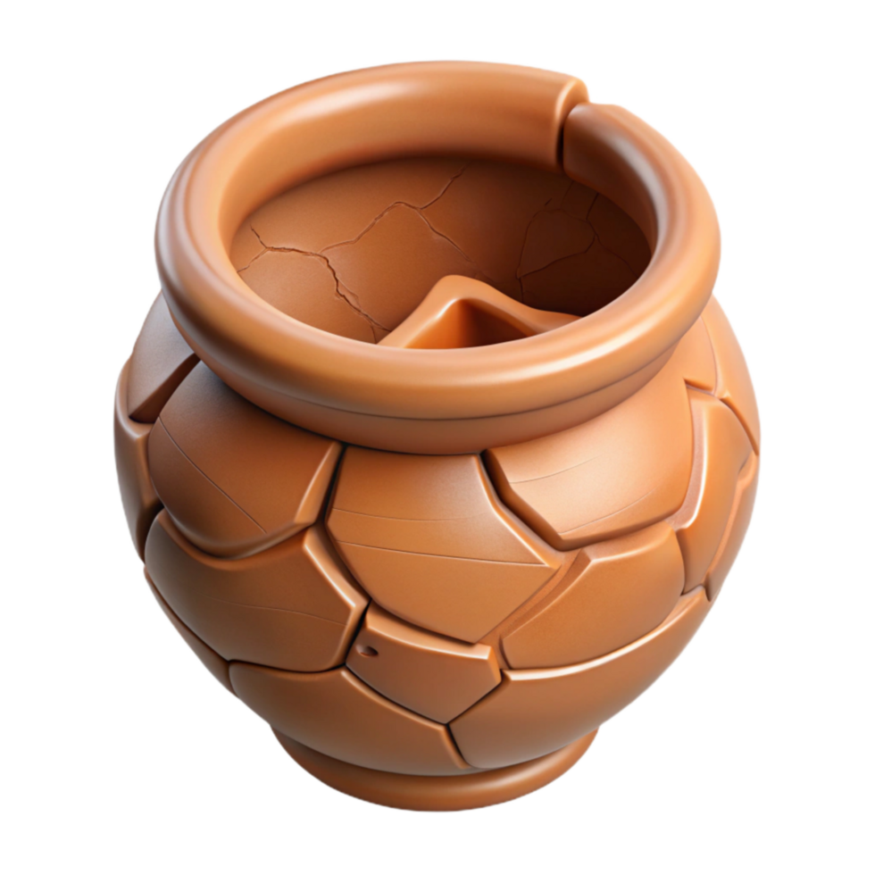 wonderful traditional Restoring a Cracked Terracotta Pot Fragment Reattachment Cutout exclusive png