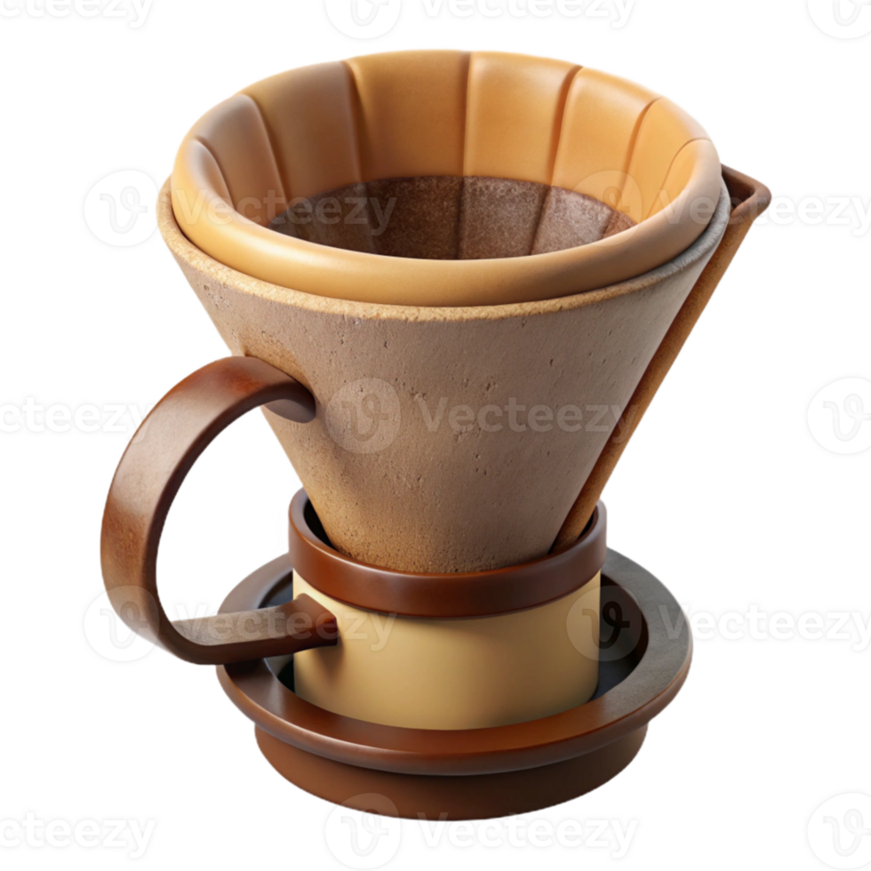 dramatic abstract Reusable Coffee Filter with Metal Mesh Transparent premium png