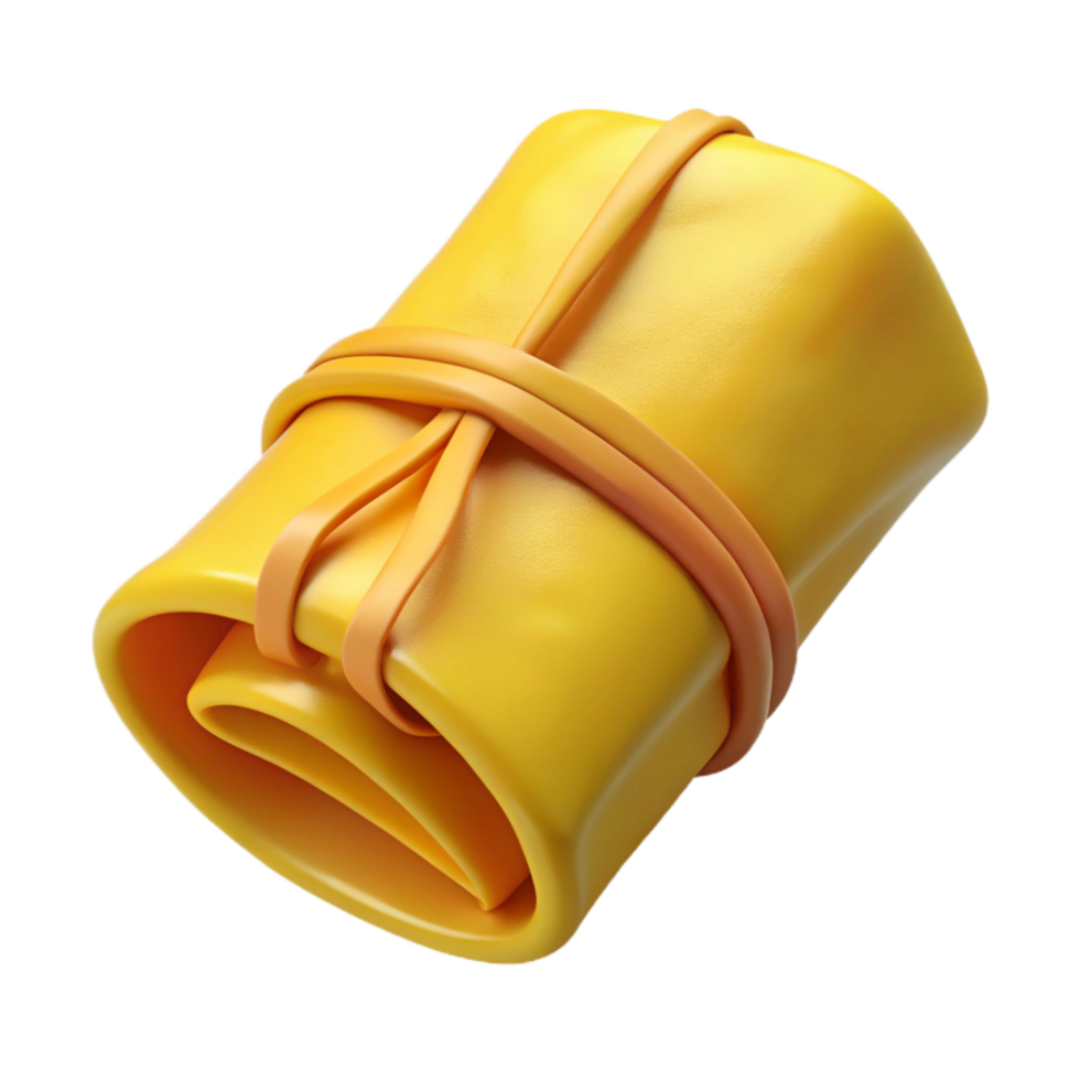 beautiful modern Reusable Food Wrap Beeswax Yellow Cutout authentic png