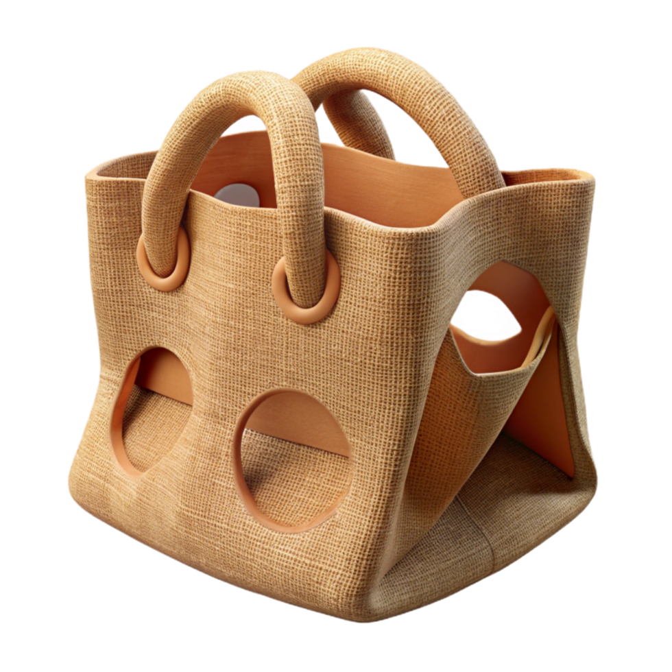 impressive modern Reusable Grocery Bag with Vegetables Cutout png