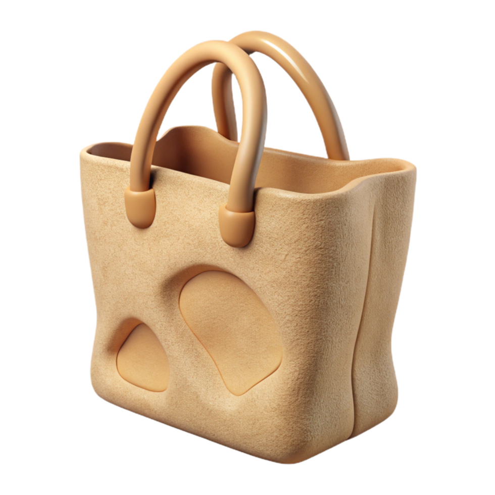 vibrant rustic Reusable Grocery Tote Bag Canvas Beige Cutout professional png