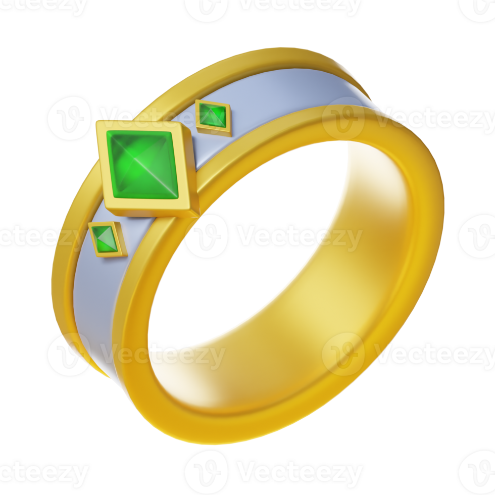 3d ring game asset icon png