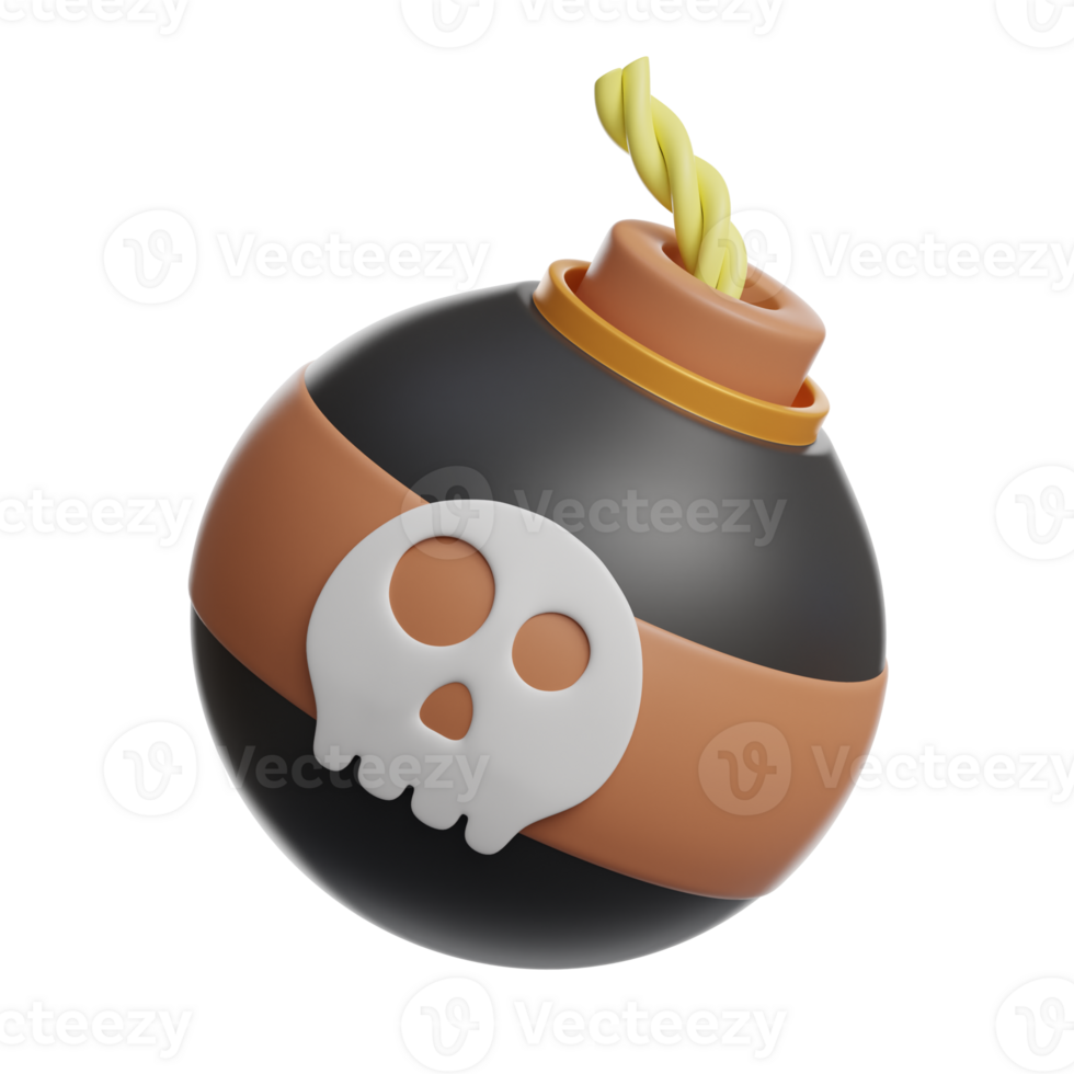 3d bomb game asset icon png