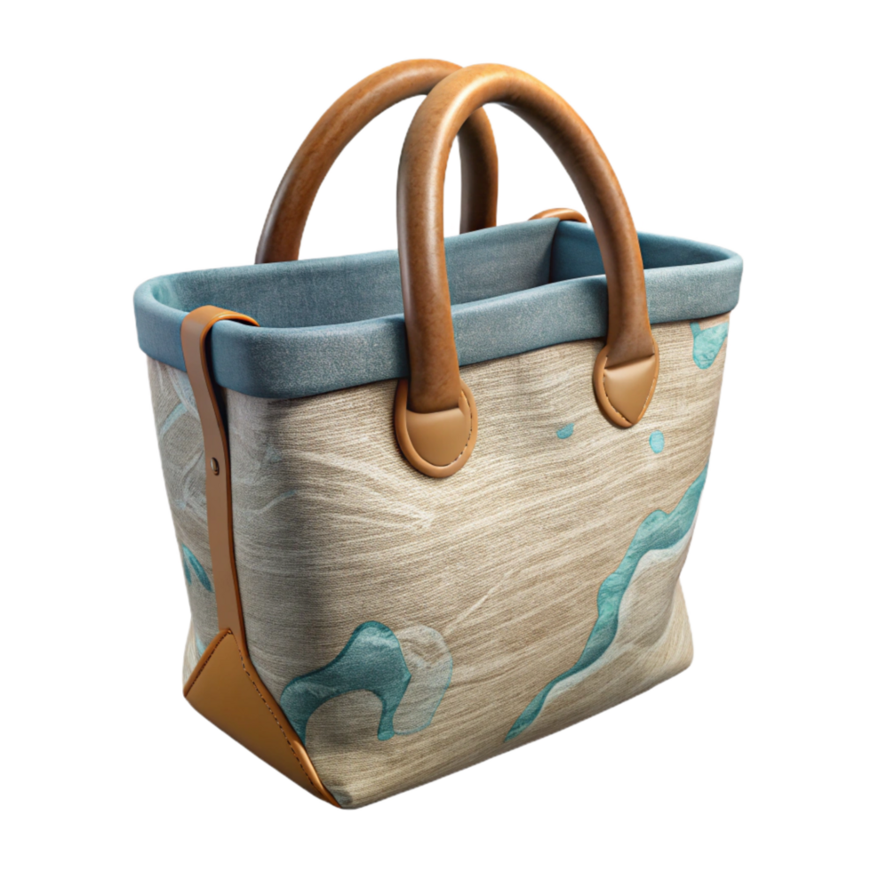 beautiful classic Reusable Shopping Tote Bag Canvas Material high resolution png