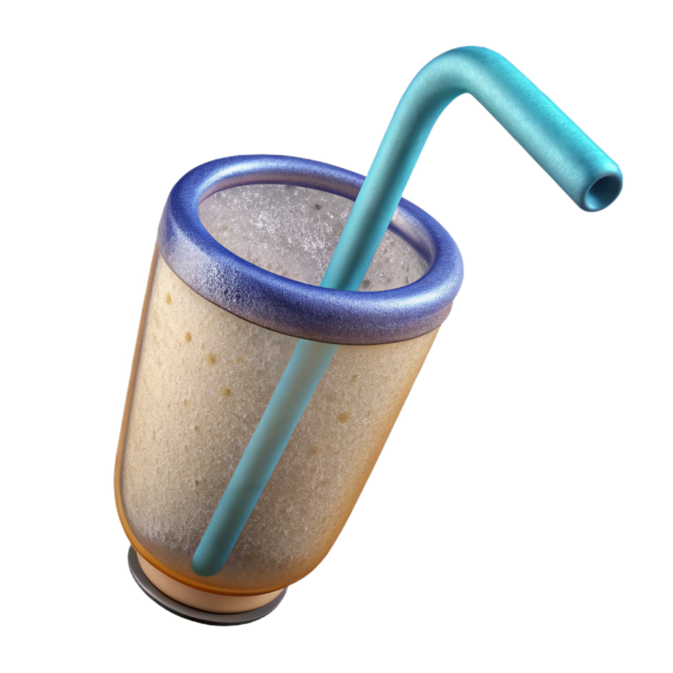 extraordinary creative Reusable Straws Glass Bent Shape Isolated detailed png