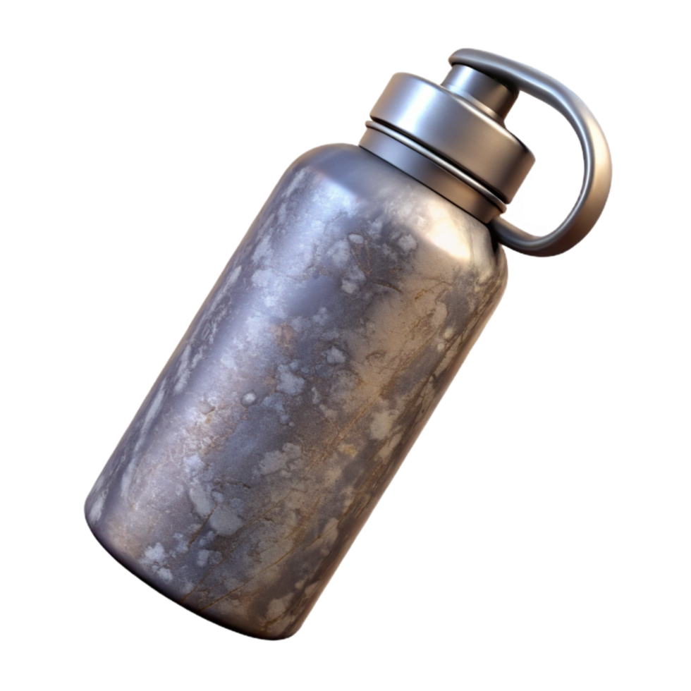 vibrant traditional Reusable Water Bottle Metal Lid exclusive png