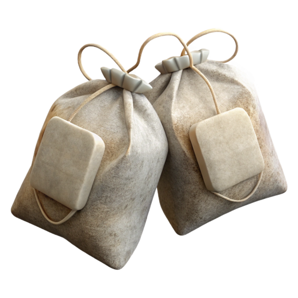 stunning traditional Reusable Tea Bags with Cotton Fabric Transparent high resolution png