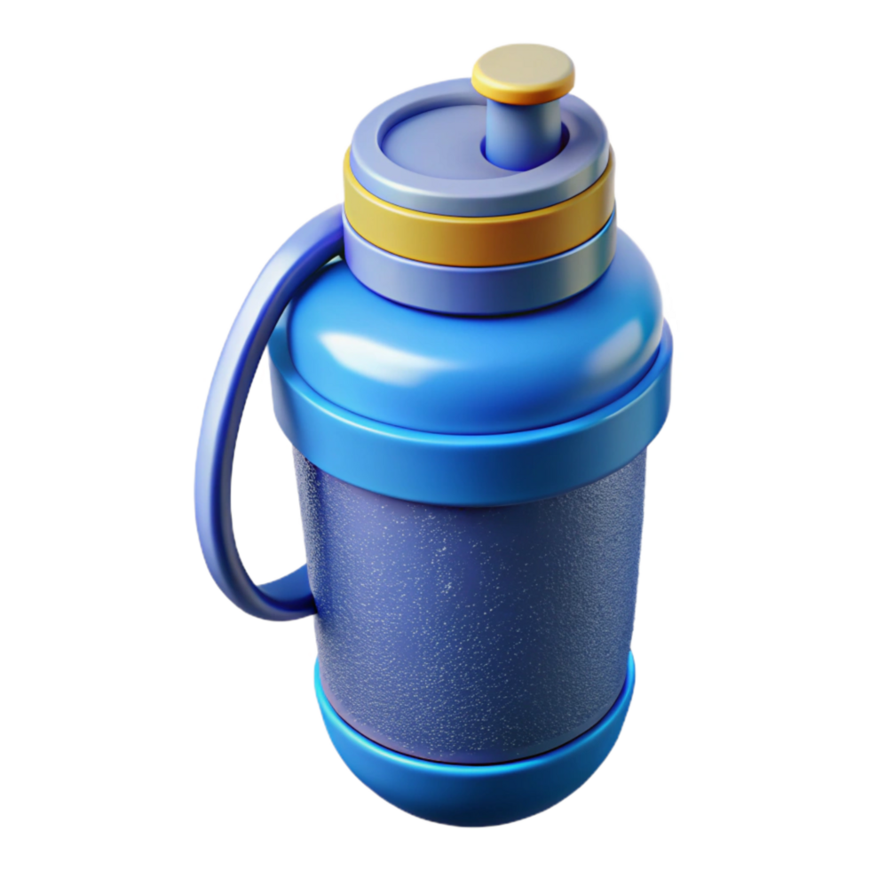 stunning contemporary Reusable Water Bottle with Filter Blue Cutout detailed png