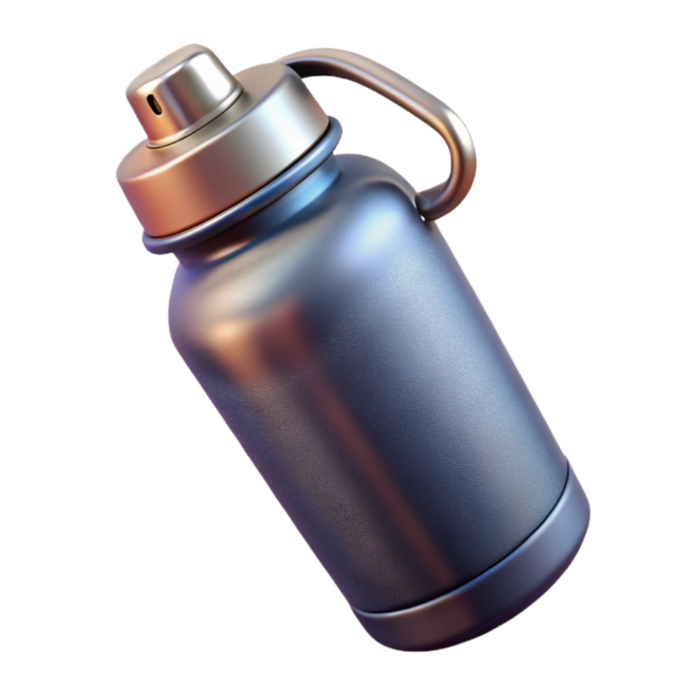 serene classic Reusable Water Bottle with Filter Blue Cutout exclusive png
