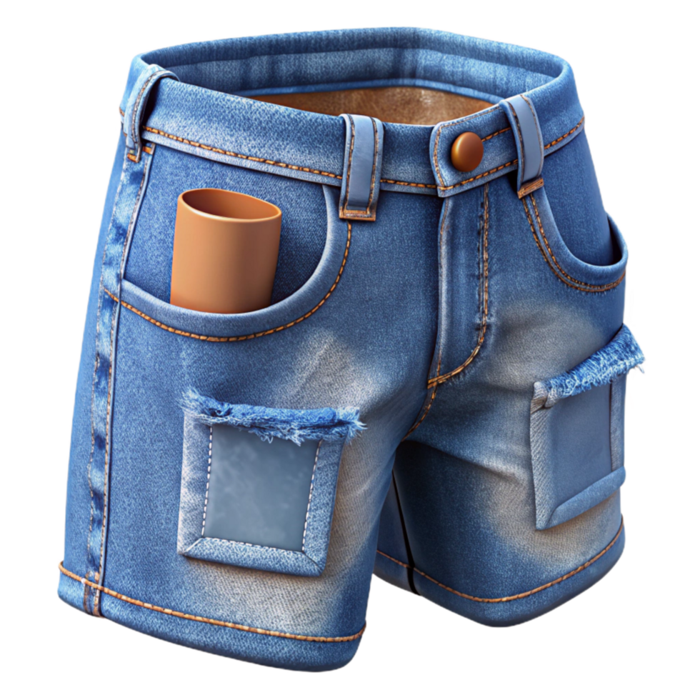 wonderful creative Ripped Jeans Pocket Detail Transparent Background authentic png