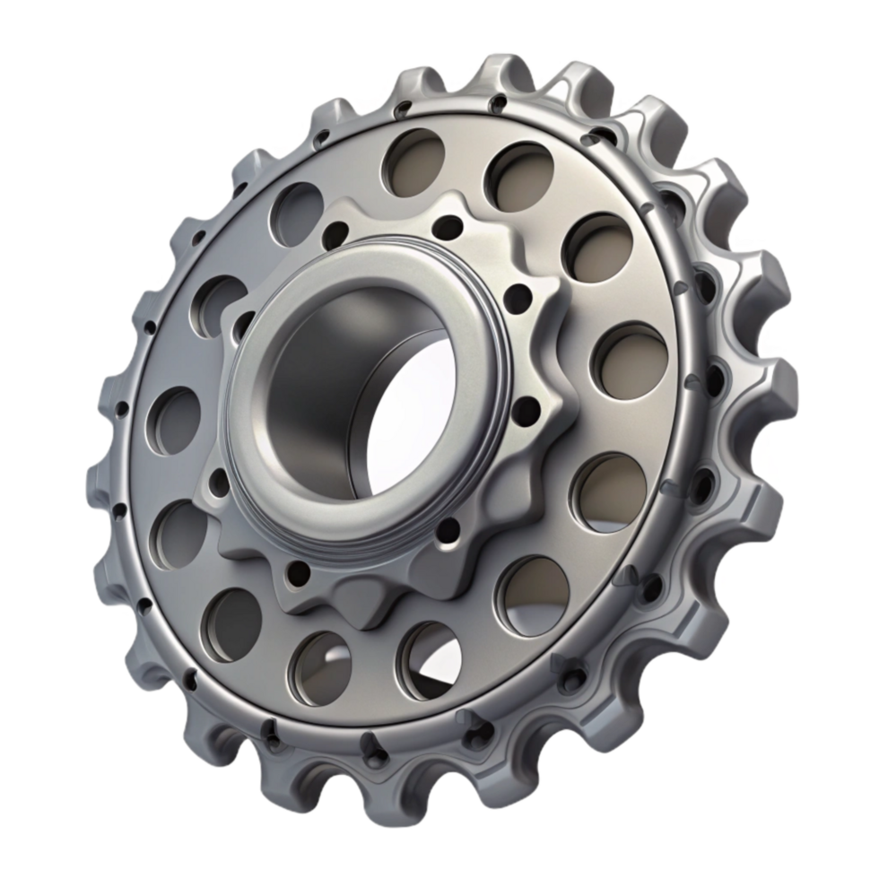 stunning artistic Road Bike Rear Cassette Close Up high quality png