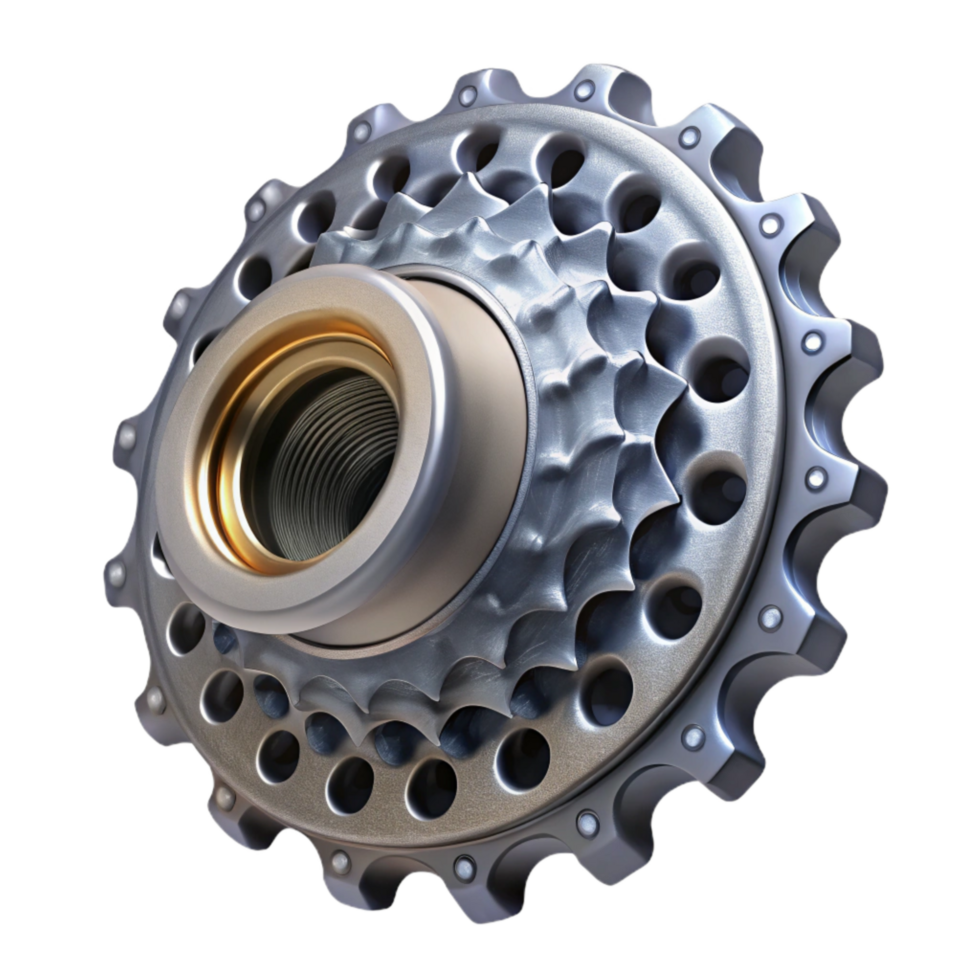 extraordinary creative Road Bike Rear Cassette Close Up professional png