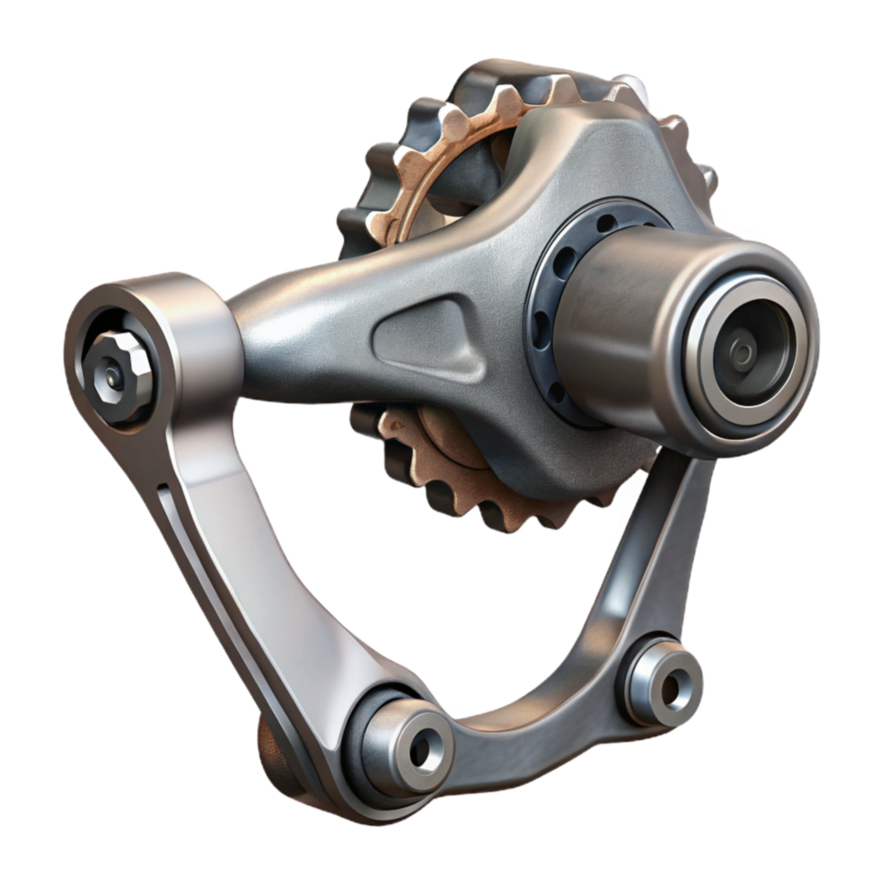 elegant artistic Road Bike Rear Derailleur Close Up high quality png