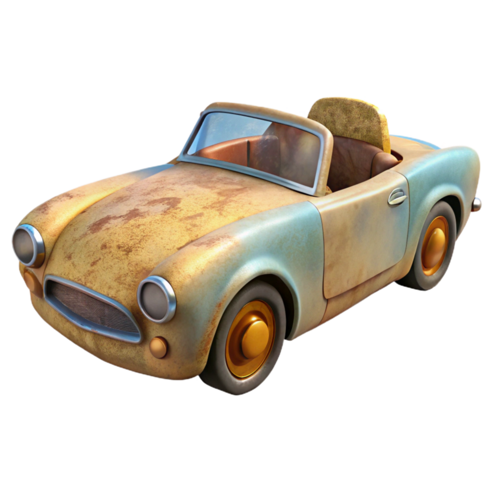 beautiful modern Roadster with Classic Interior Transparent authentic png