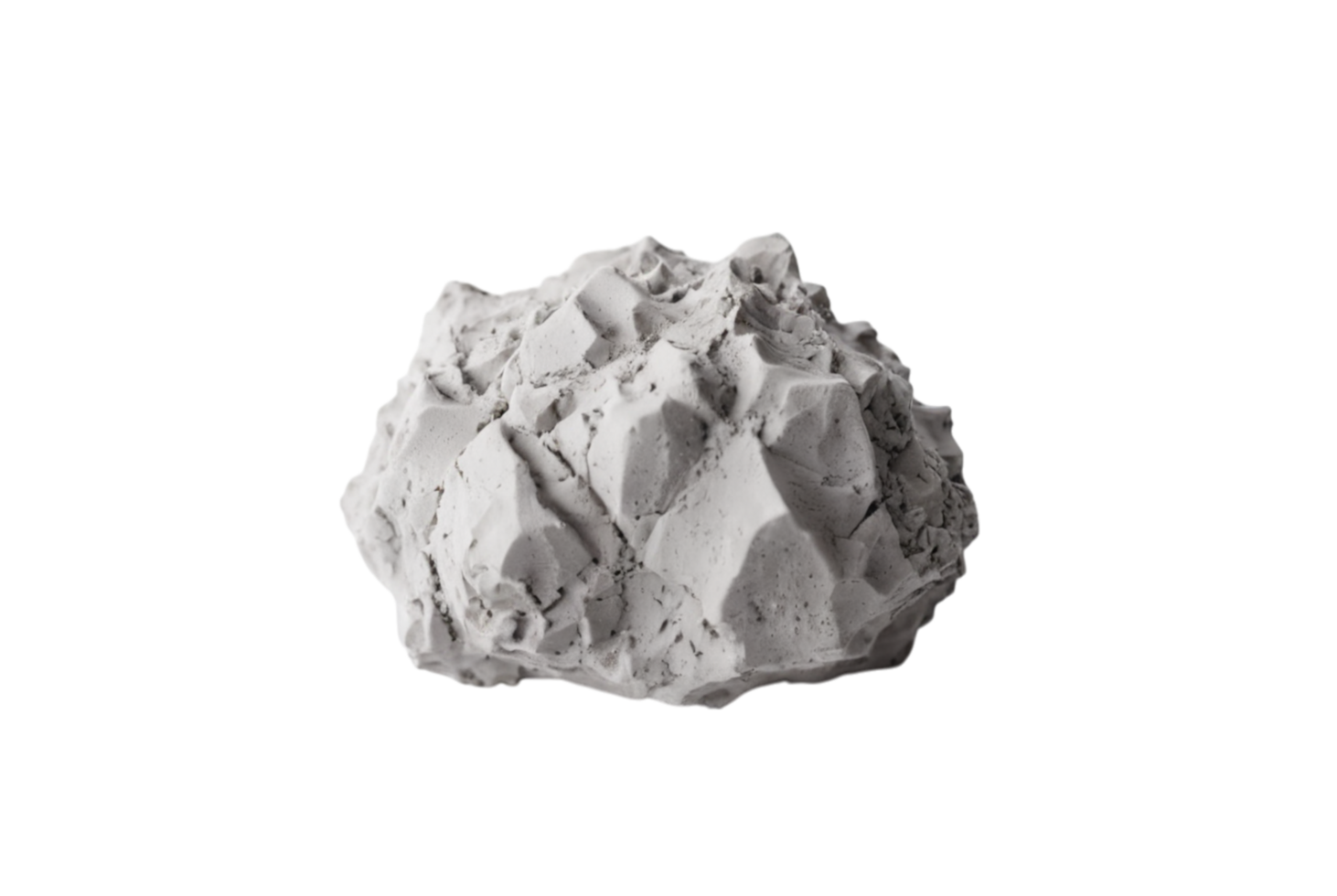 Grey modelling clay lump shape inspiration png