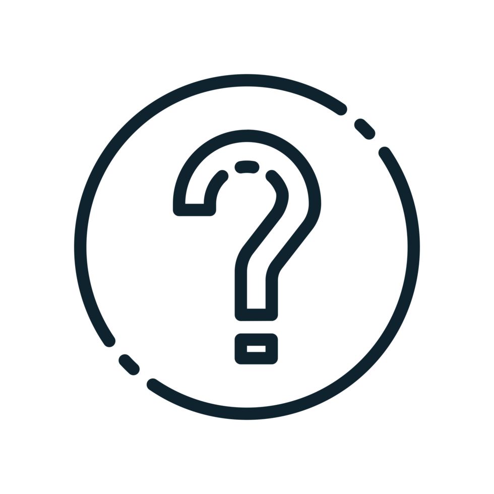 Question mark icon illustration png