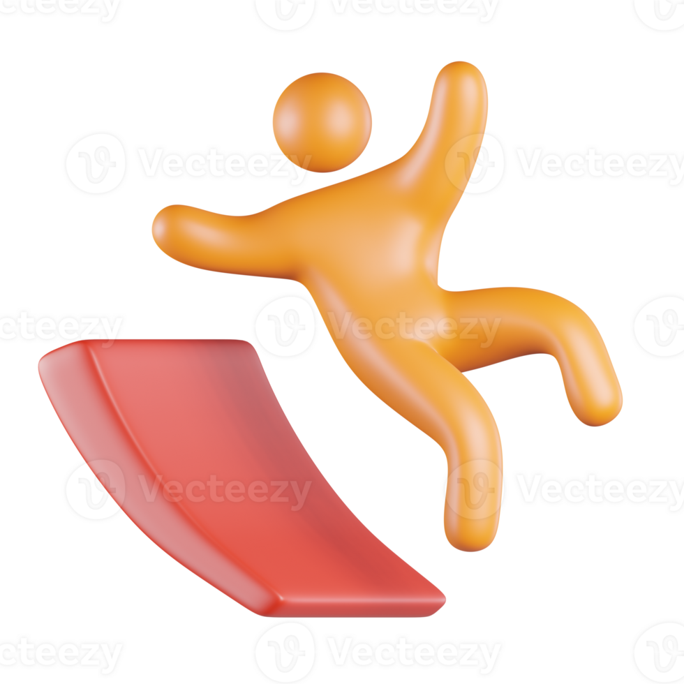 Slippery Floor 3D Icon png