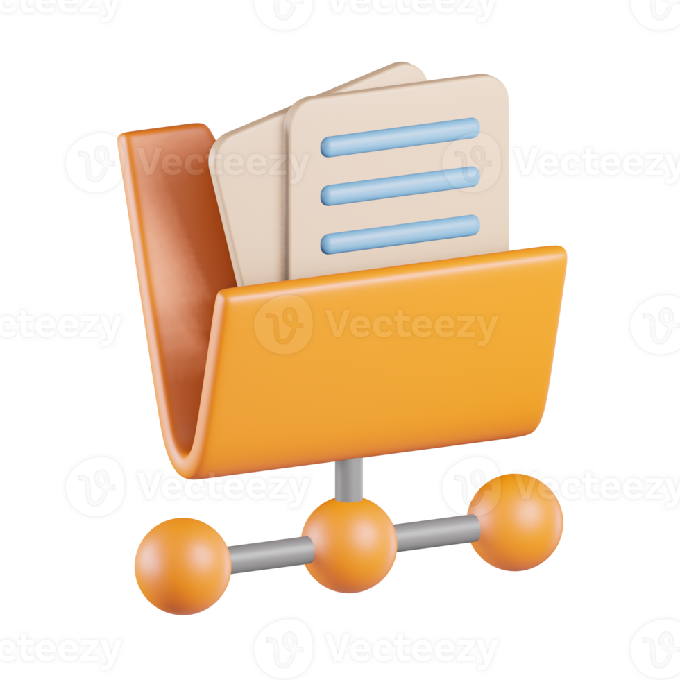 File Sharing 3D Icon png