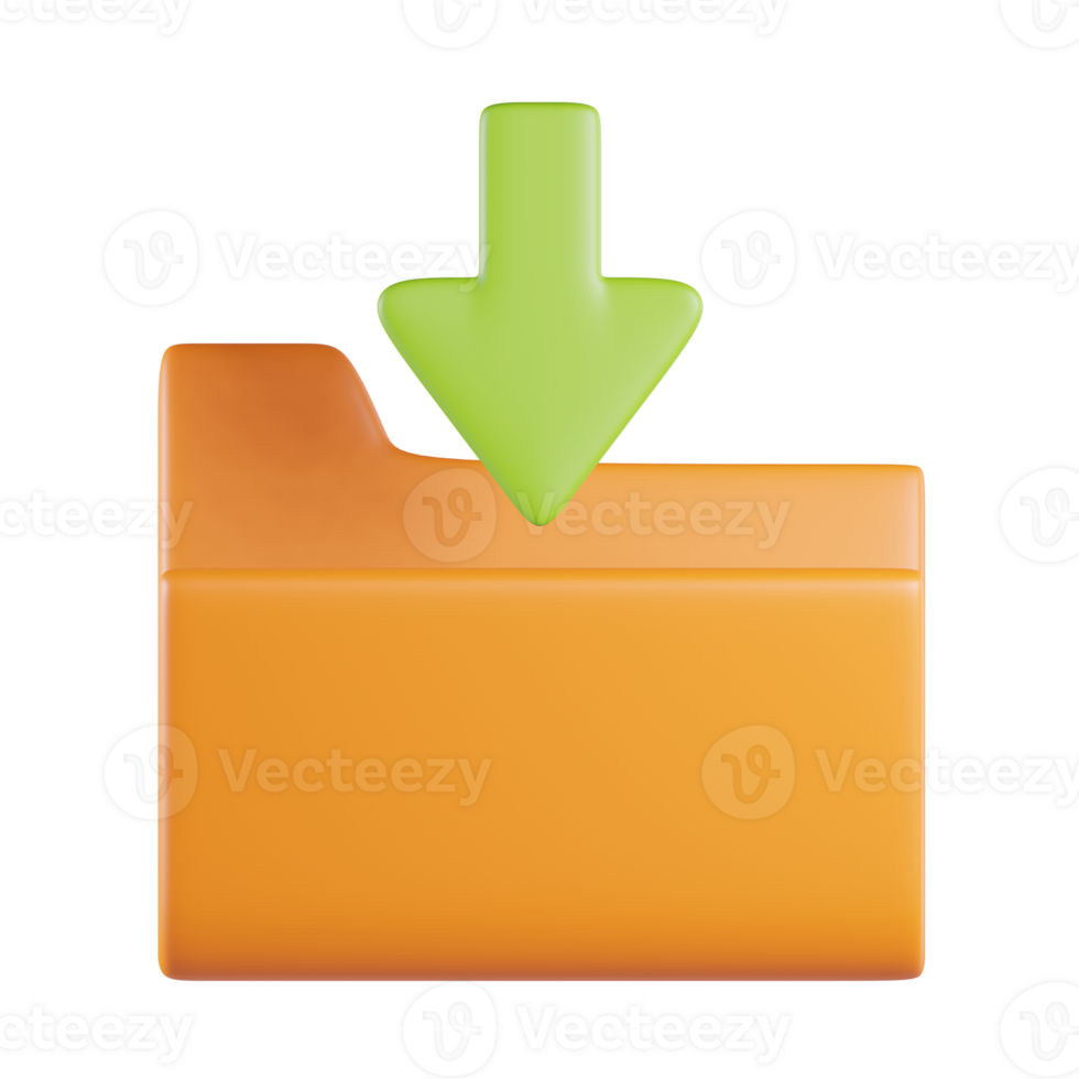 File Download 3D Icon png