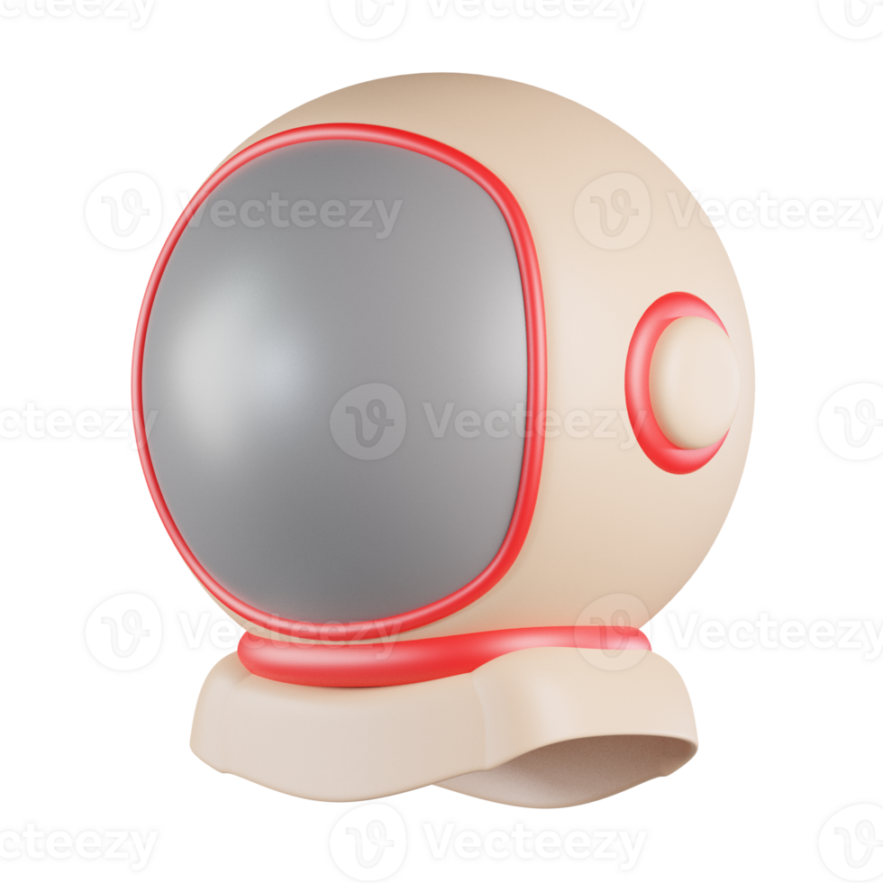 3D Astronaut Helmet png