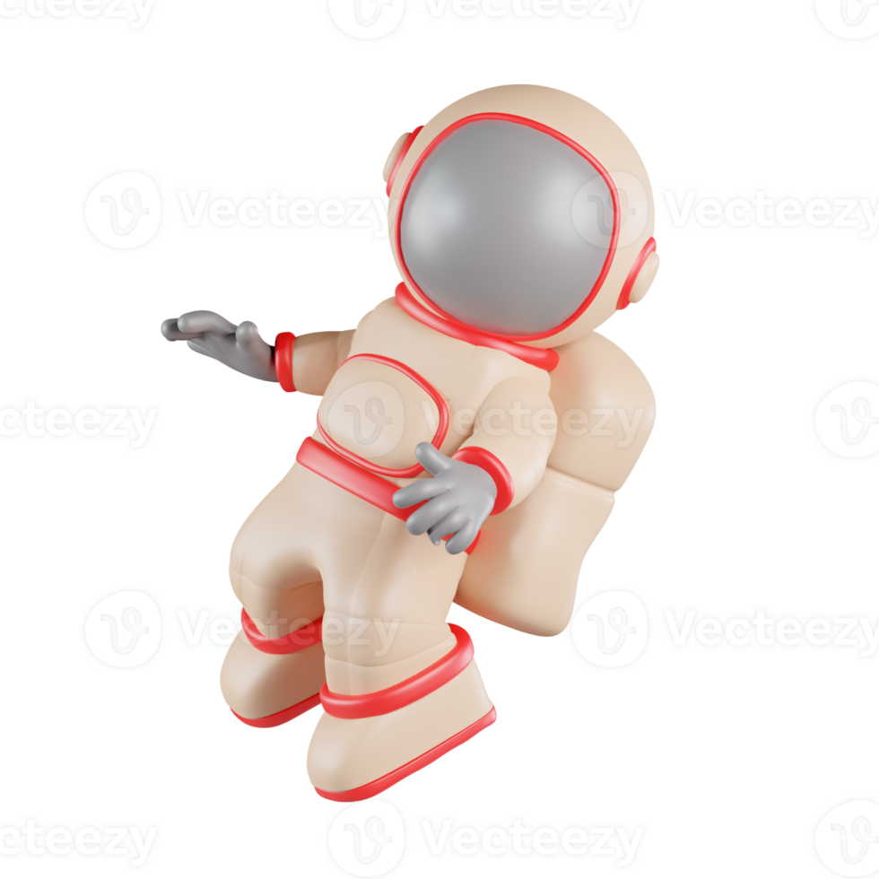 3D Spaceman Astronaut png