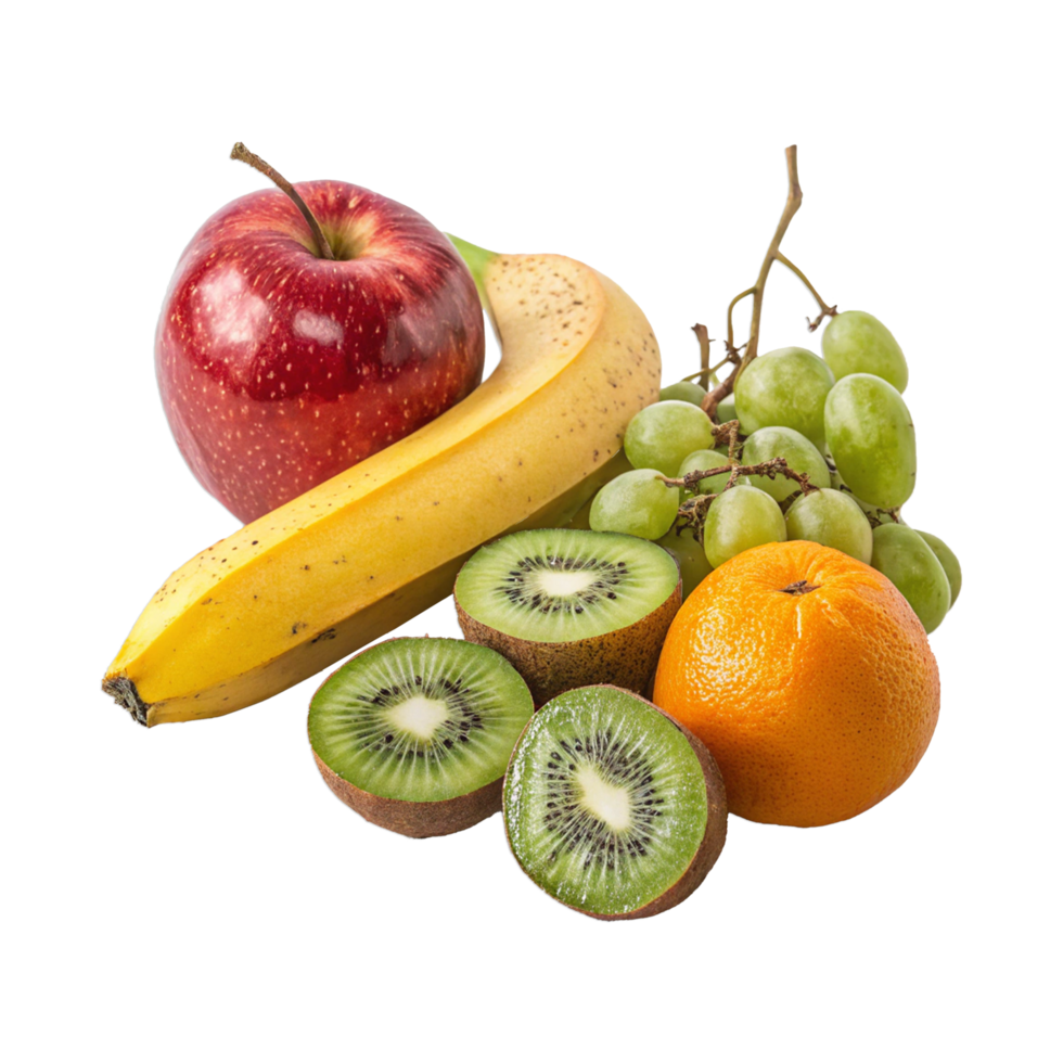 Fruits on transparent background png