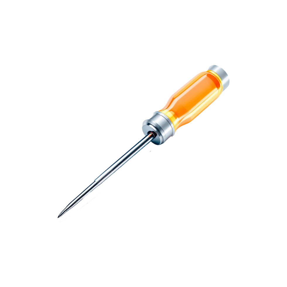 Screw driver on transparent background png