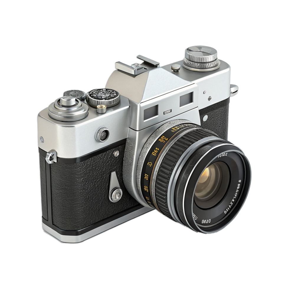 Digital camera on transparent background png