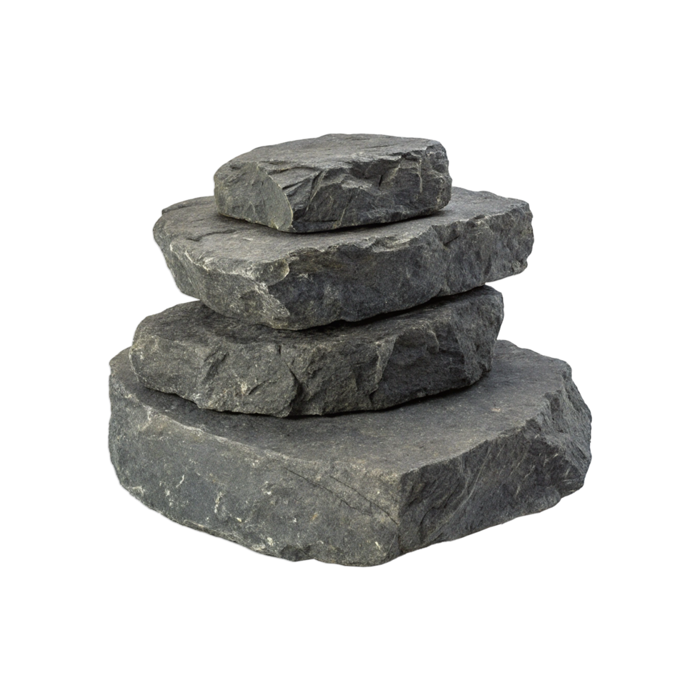Stones pile on transparent background png