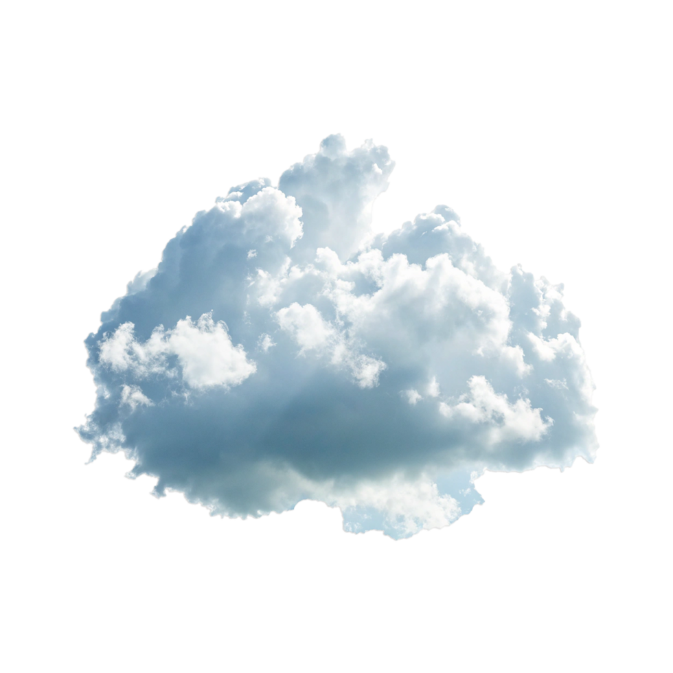 white cloud on transparent background png
