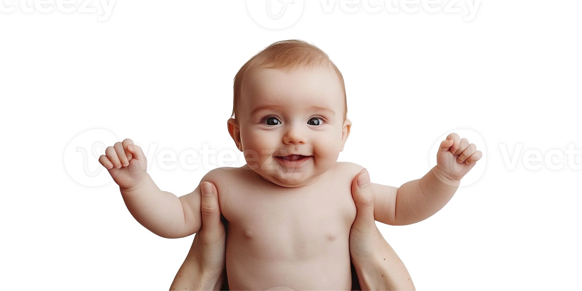 Happy baby toddler smiling transparent , isolated background cutout. Joy, happiness, smile, caring mother holding a child png