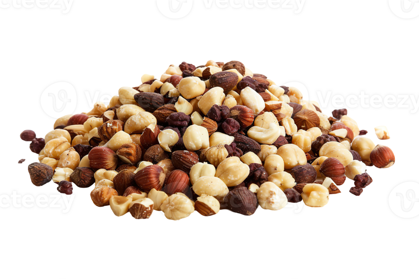 Mixed nuts , transparent isolated background. Healthy superfood nut snack. Nutritious, natural, organic food, flavour, cooking ingredient png