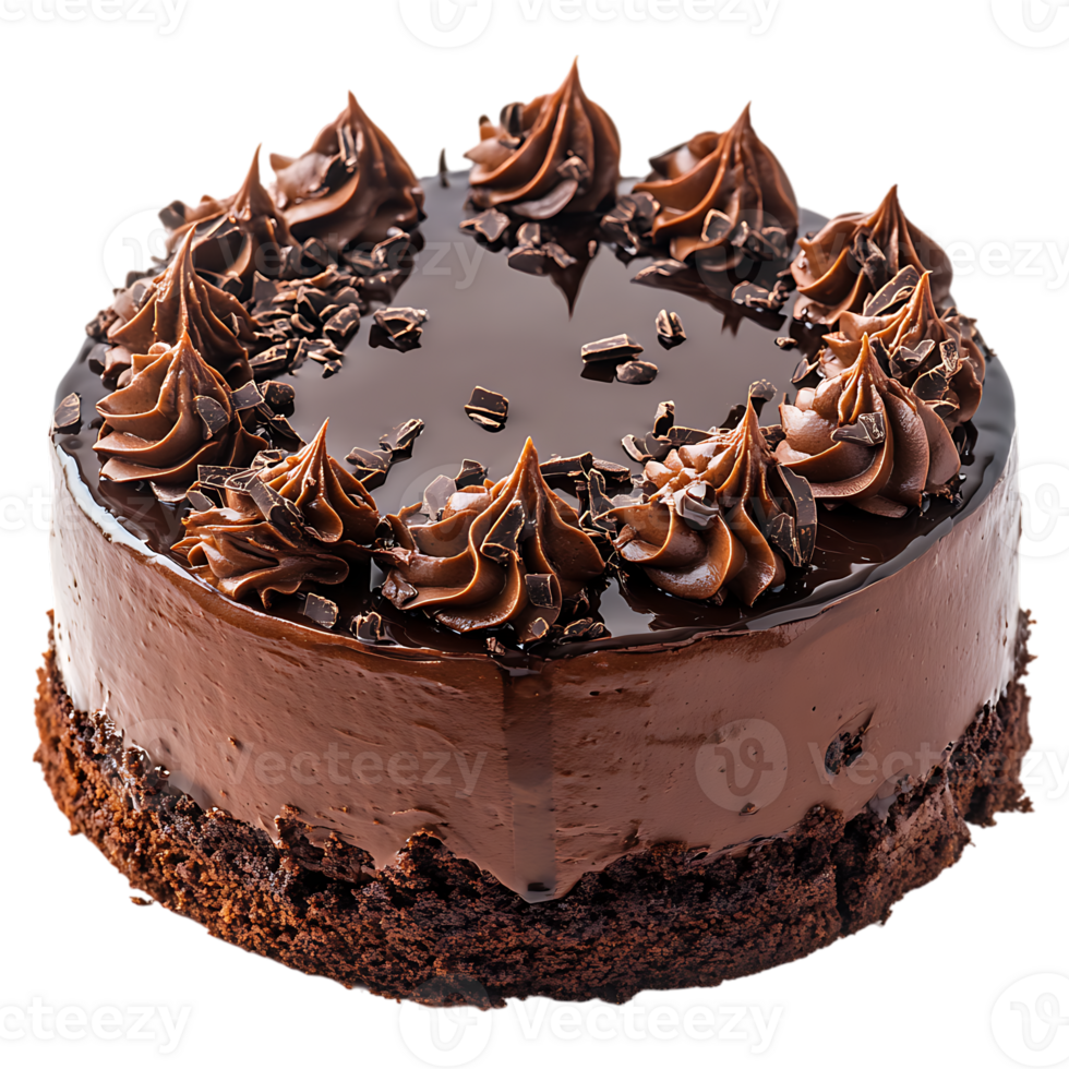 Rich and Creamy Classic Chocolate Cake png